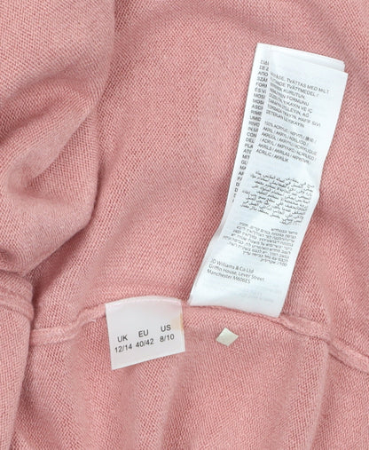 Womens UK Size 12/14 Julipa Pink Cardigan Jumper
