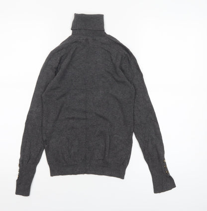Womens UK Size 12 Zara Grey Pullover Jumper