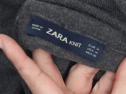 Womens UK Size 12 Zara Grey Pullover Jumper
