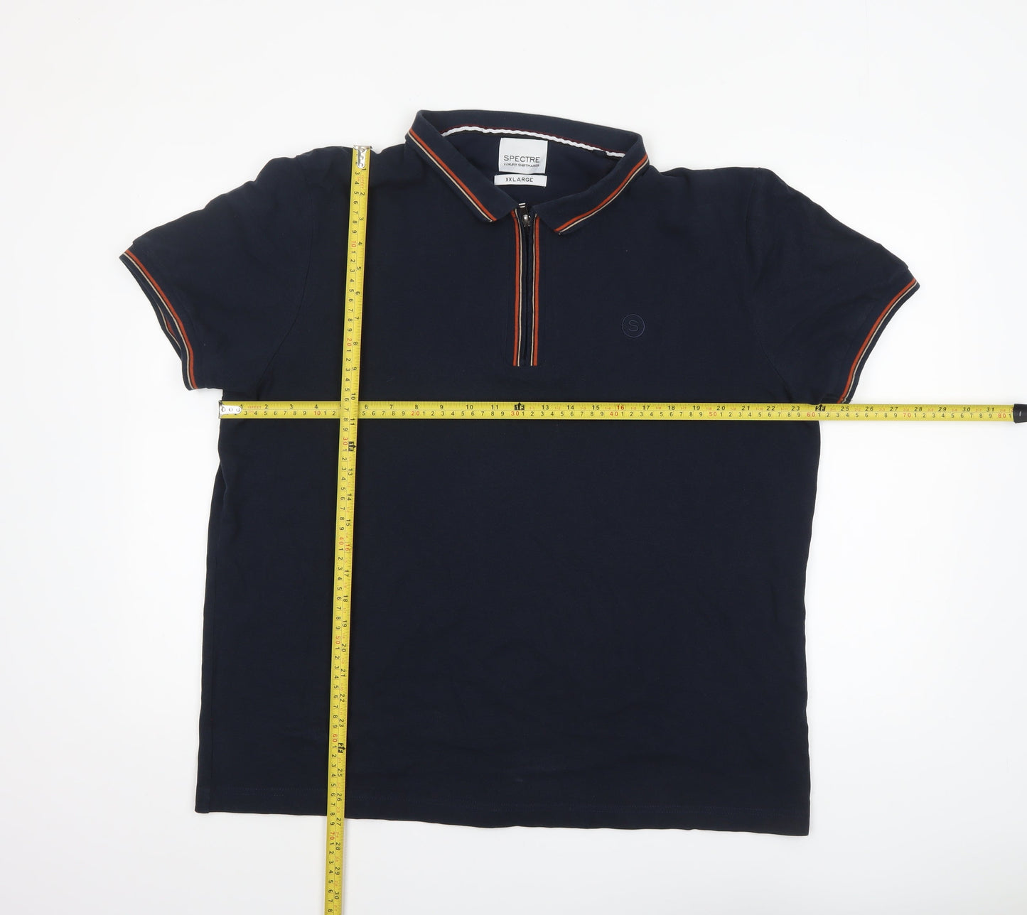 Mens UK Size 2XL Spectre 100% Cotton Polo Shirt
