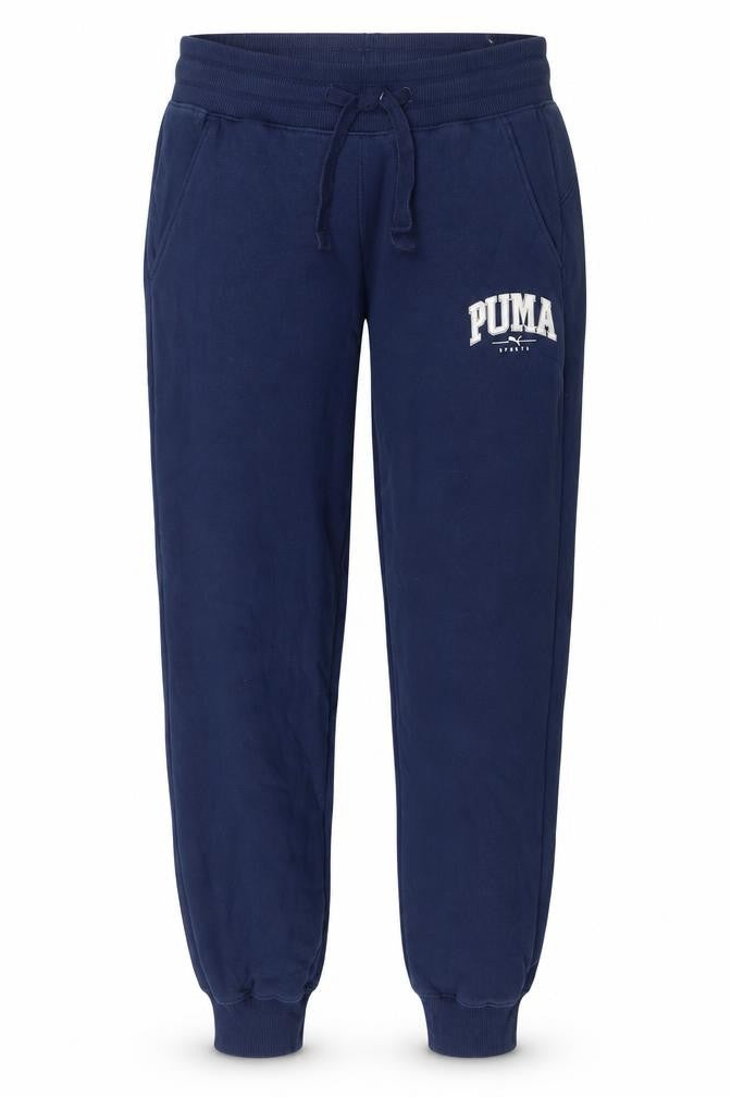 Womens UK Size XS PUMA Regular Fit Jogger Blue Trousers