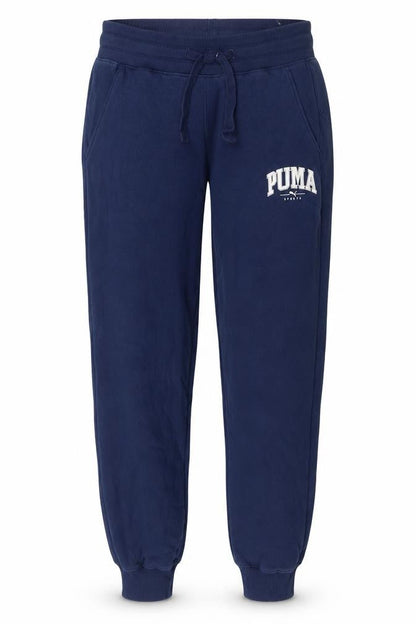 Womens UK Size XS PUMA Regular Fit Jogger Blue Trousers
