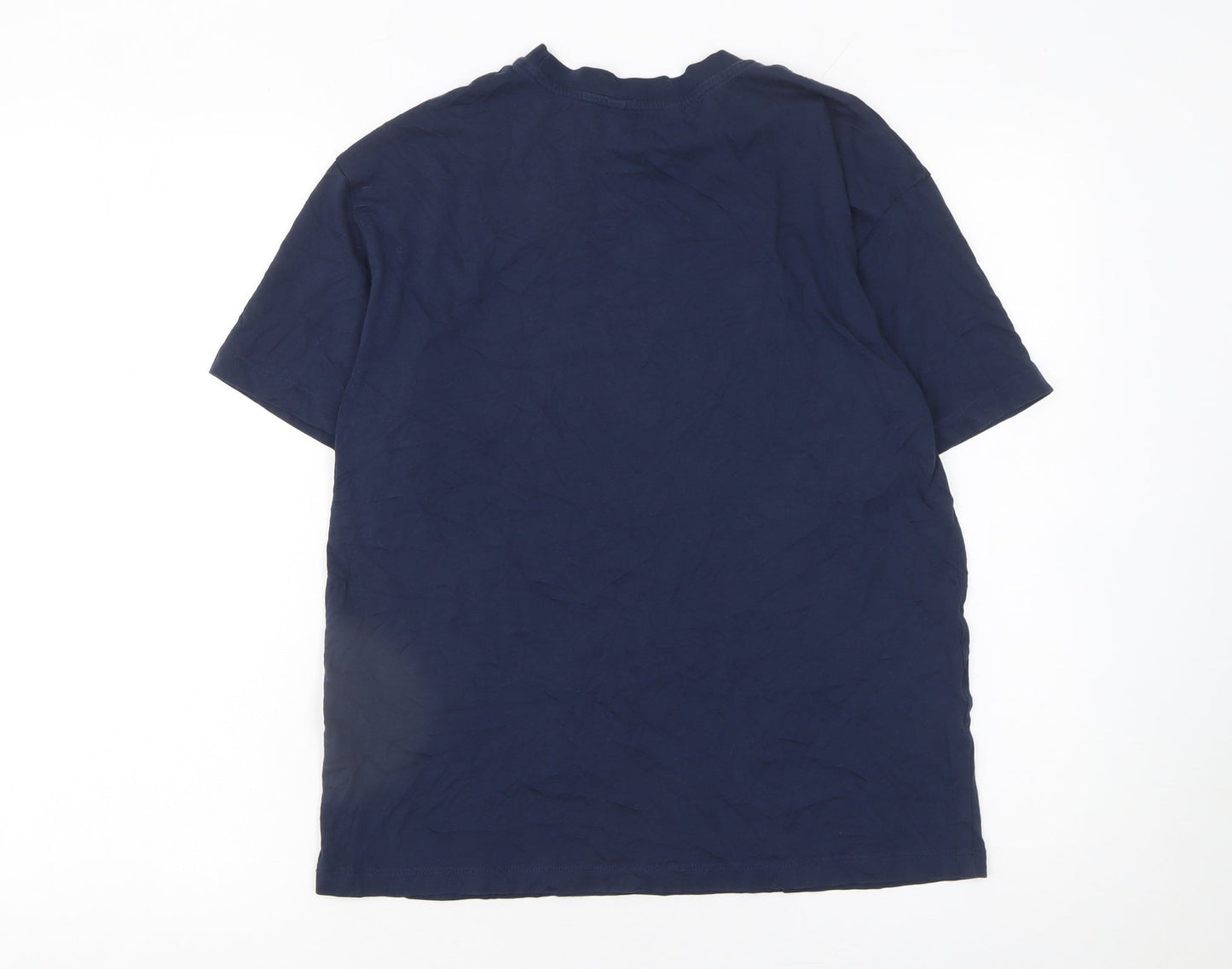Womens UK Size S NEXT Blue Basic T-Shirt