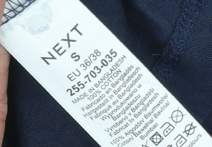 Womens UK Size S NEXT Blue Basic T-Shirt