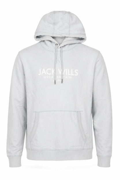 Mens UK Size L Jack Wills Grey Pullover Hoodie