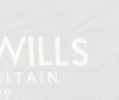 Mens UK Size L Jack Wills Grey Pullover Hoodie