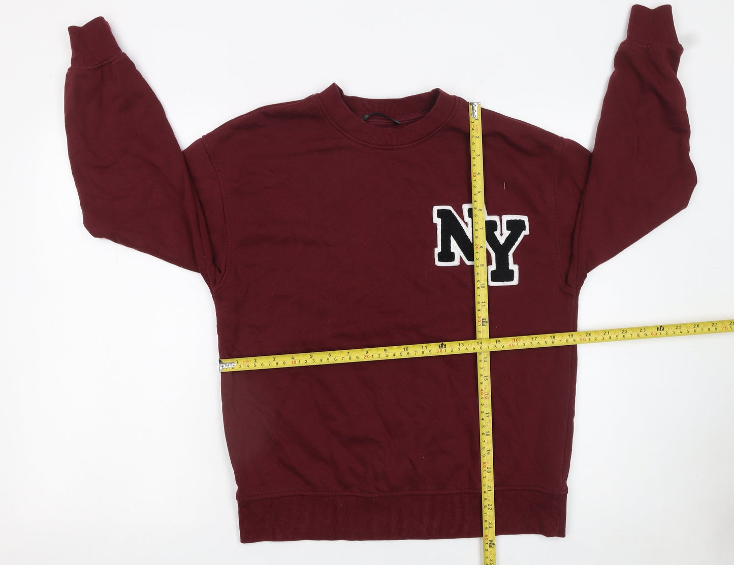Womens UK Size XS Dunnes Stores Red Pullover Sweatshirt
