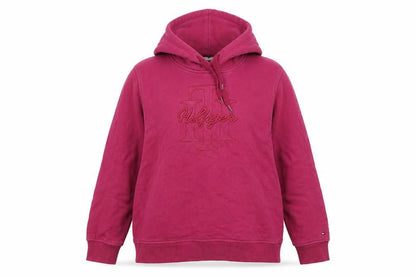 Womens UK Size M Tommy Hilfiger Red Pullover Hoodie