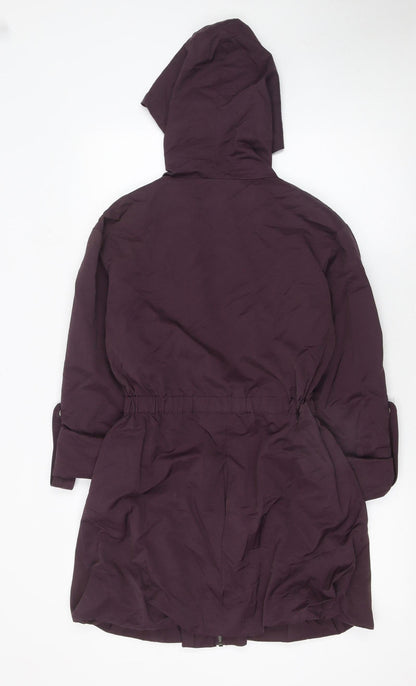 Womens UK Size 10 Savida Purple Parka Coat