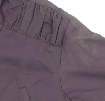 Womens UK Size 10 Savida Purple Parka Coat