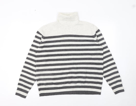 Womens UK Size M Marks and Spencer Grey Pullover Jumper