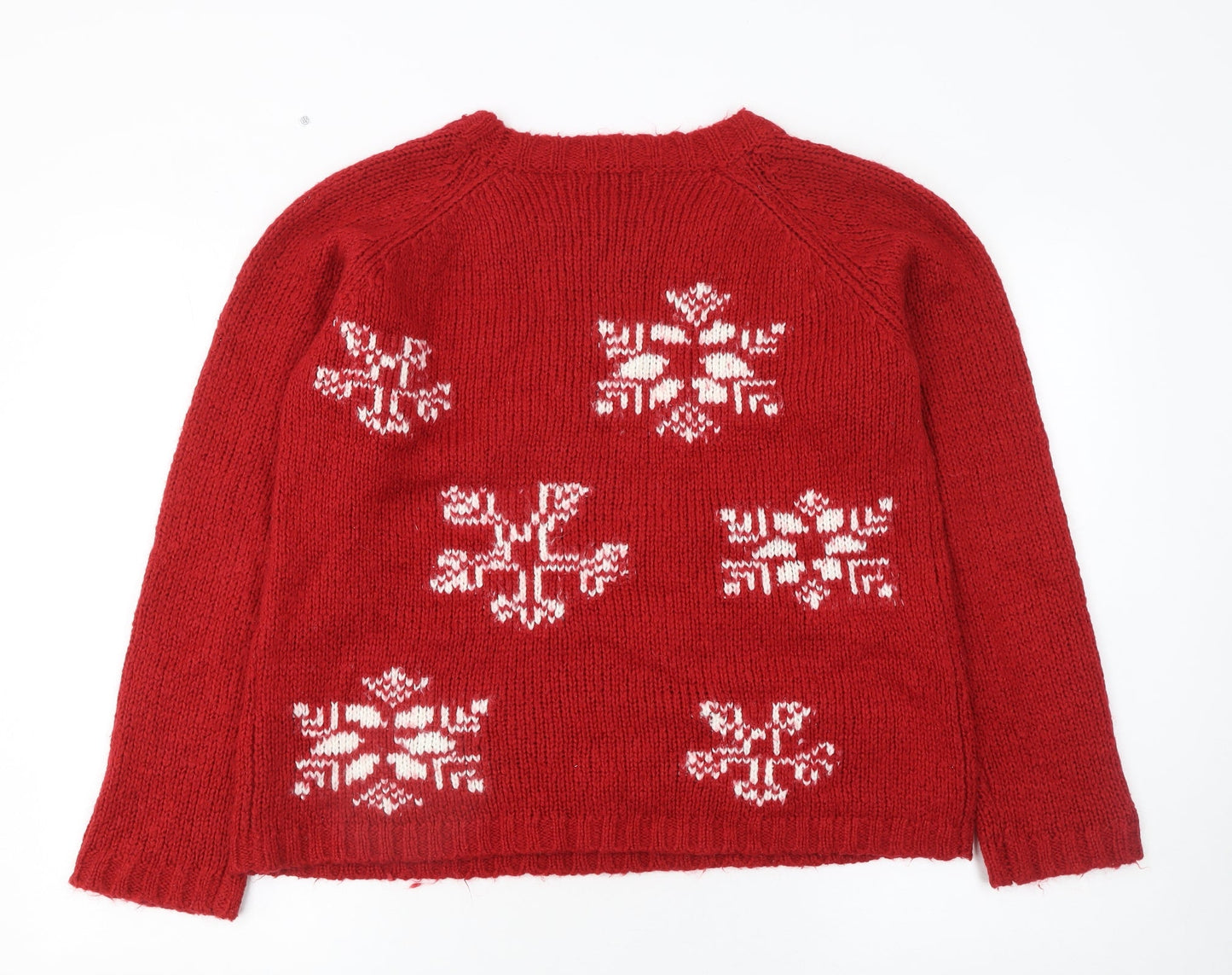 Womens UK Size 12 Joe Browns Red Pullover Jumper
