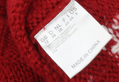 Womens UK Size 12 Joe Browns Red Pullover Jumper
