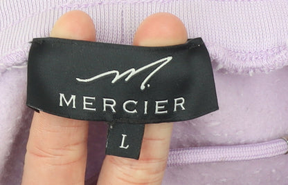 Mens UK Size L Mercier Regular Fit Jogger Purple Trousers