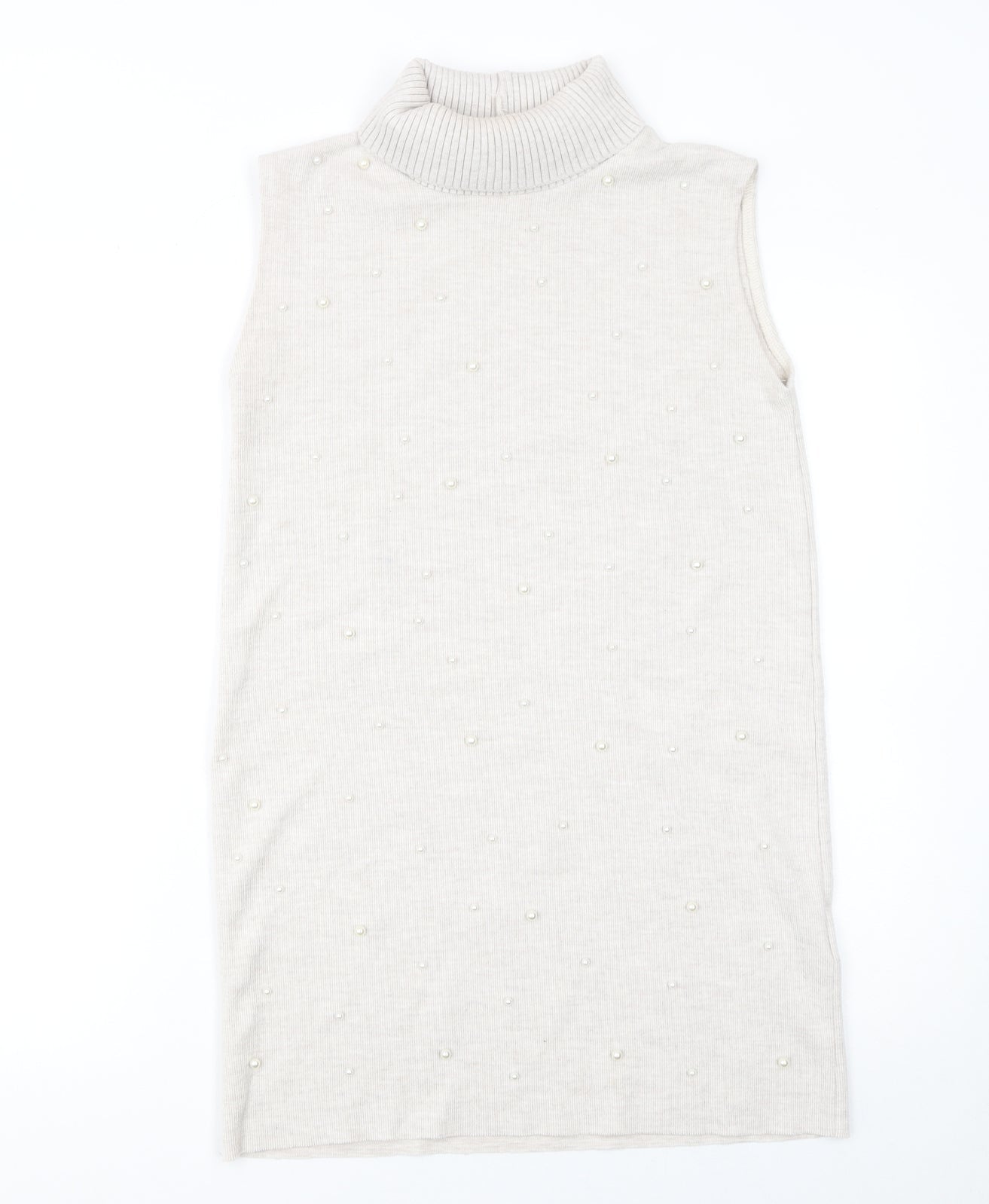 Womens UK Size S Zara Ivory Camisole Blouse