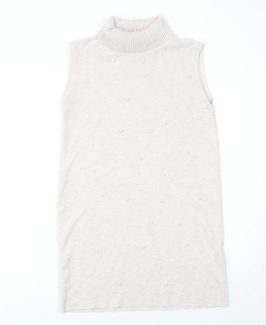 Womens UK Size S Zara Ivory Camisole Blouse