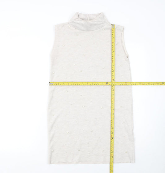Womens UK Size S Zara Ivory Camisole Blouse