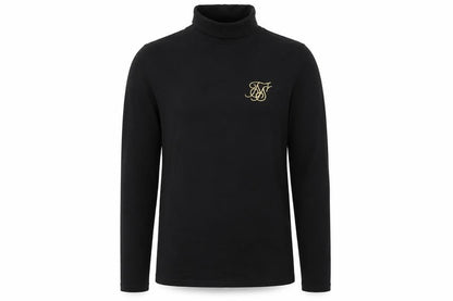 Mens UK Size XS SikSilk Black  T-Shirt