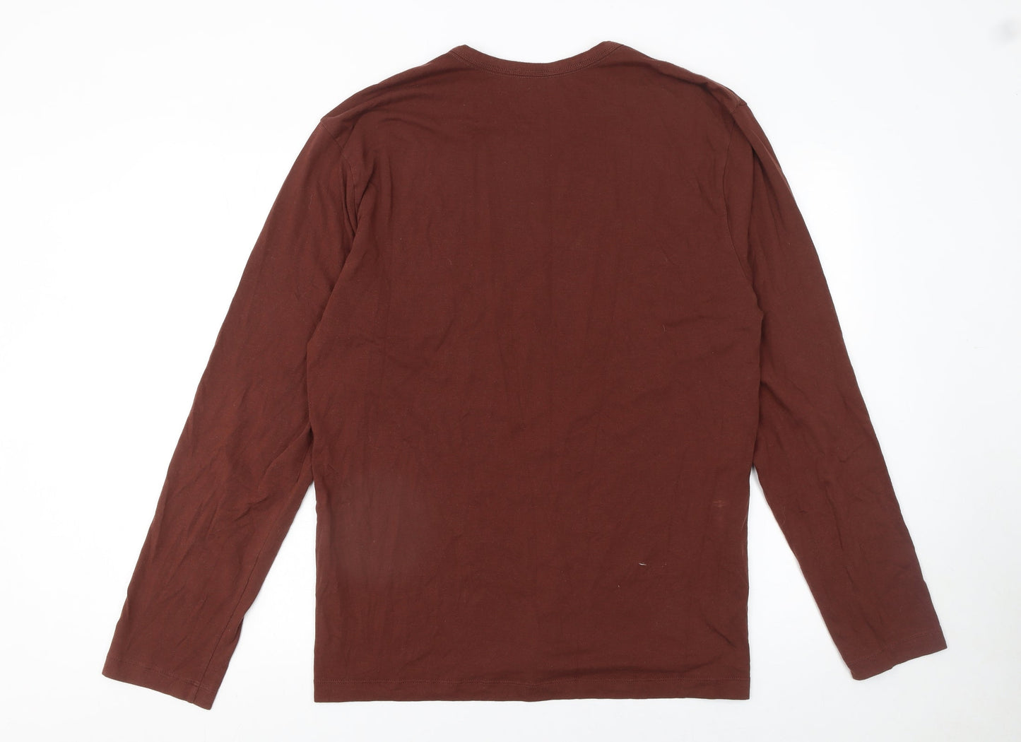 Calvin Klein Men's Brown Long Sleeve Pyjama Top M