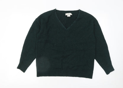 Womens UK Size 10 &et Green Pullover Jumper