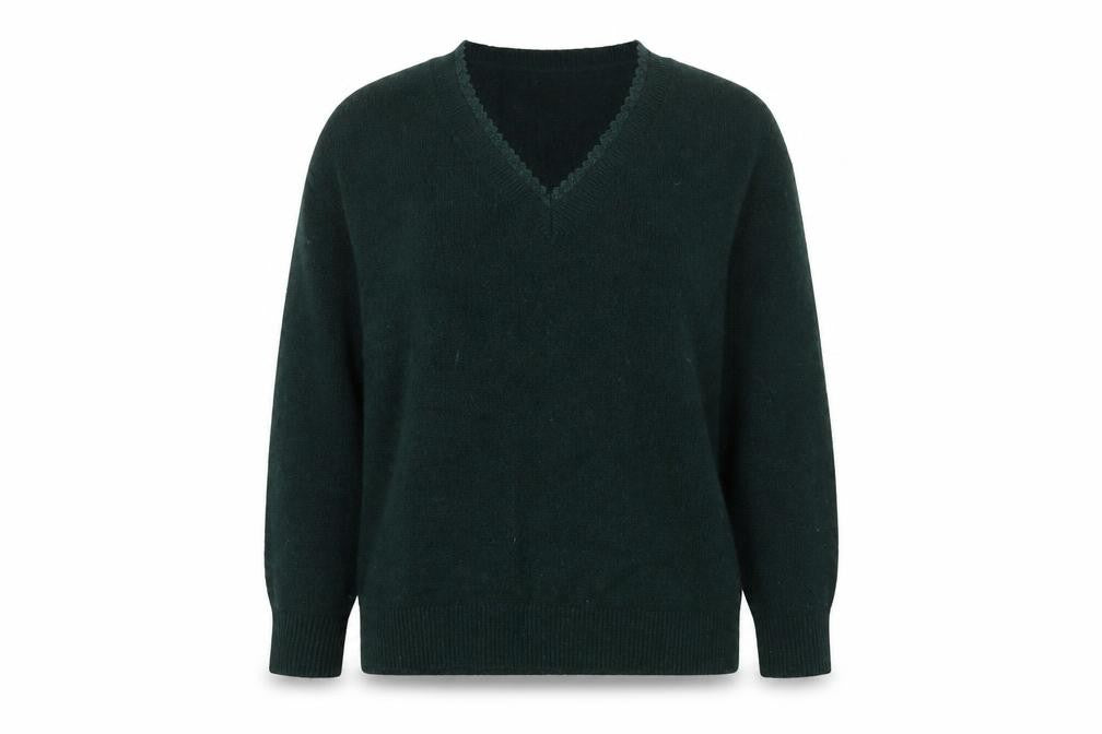 Womens UK Size 10 &et Green Pullover Jumper