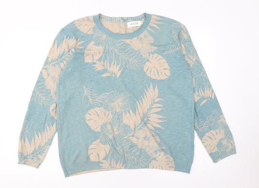 Womens UK Size M indi & cold Blue Pullover Jumper