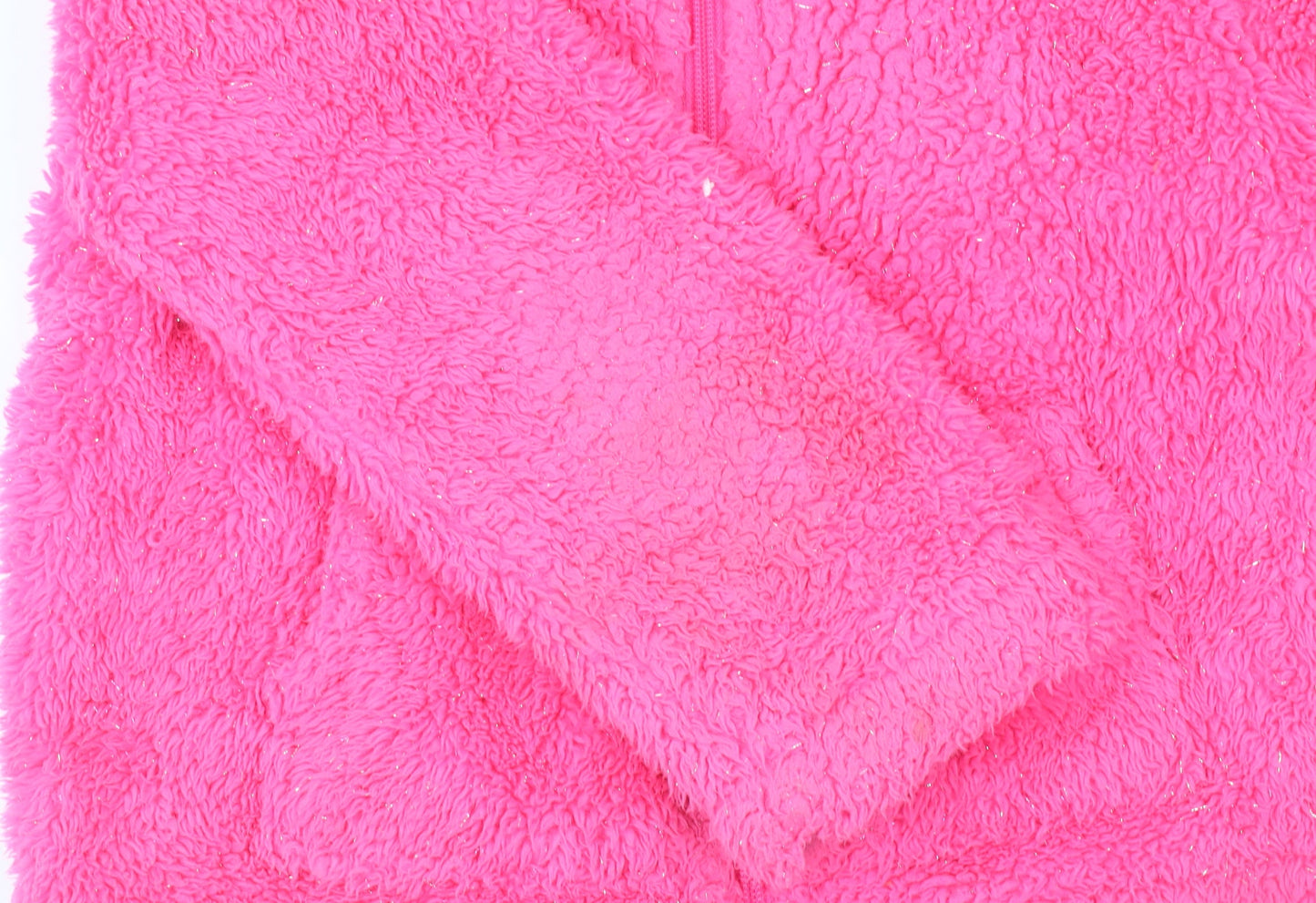 Girls UK Size 5-6 Years Nula Bug Pink Full Zip Hoodie