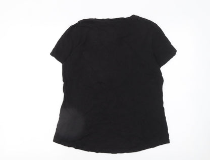 Womens UK Size L PUMA Black Basic T-Shirt