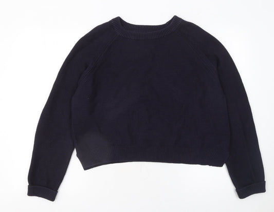 Womens UK Size XL French Connection Blue Pullover Jumper