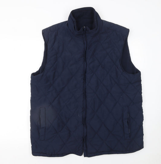 Mens UK Size 2XL Hawkshead Blue Quilted Coat