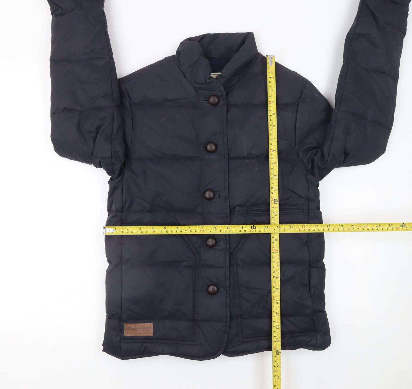 Boys UK Size 6 Years AUBIN & WILLS Blue Puffer Jacket