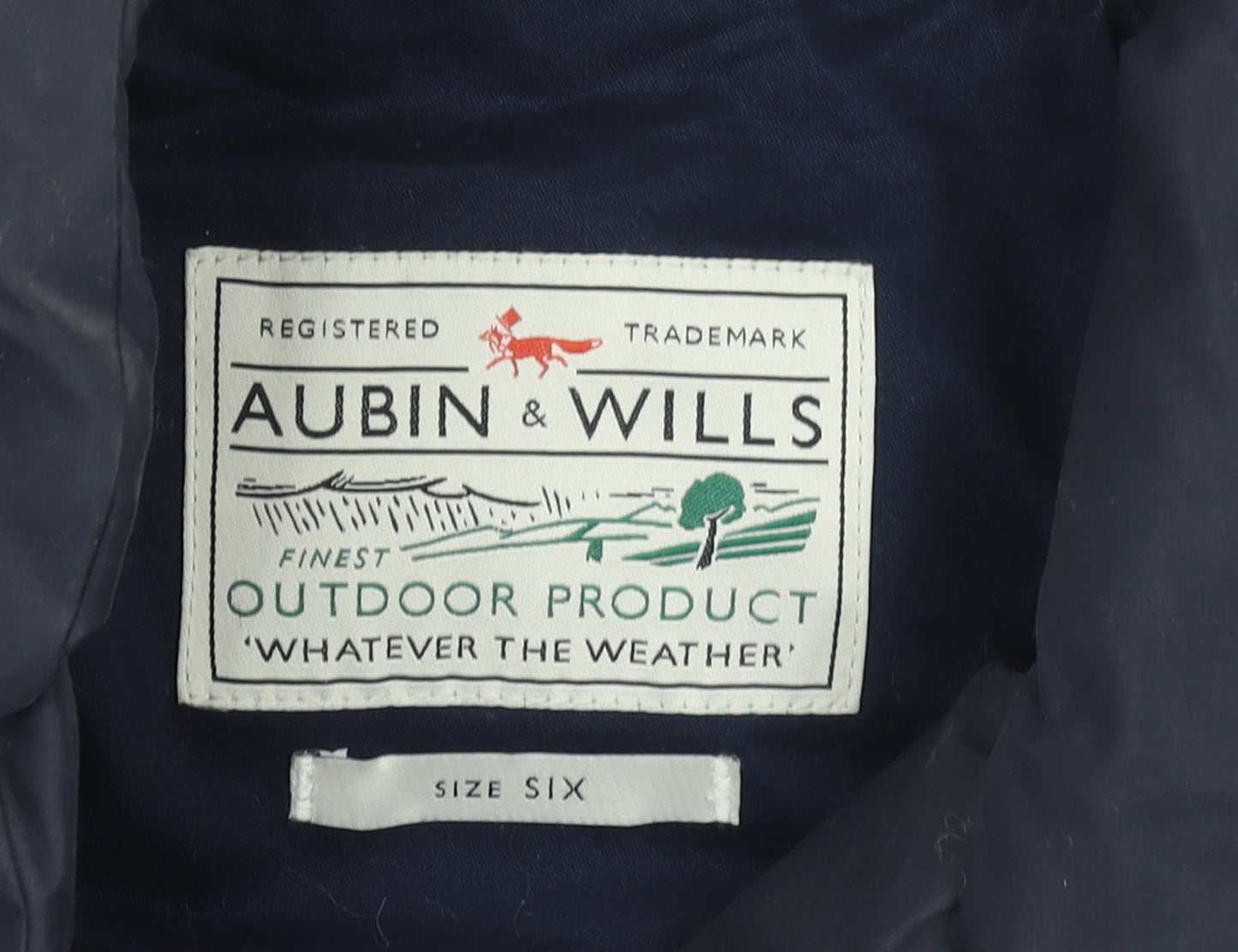 Boys UK Size 6 Years AUBIN & WILLS Blue Puffer Jacket