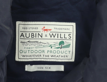 Boys UK Size 6 Years AUBIN & WILLS Blue Puffer Jacket