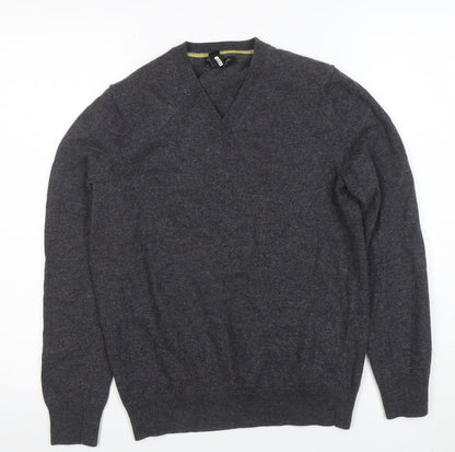 Mens UK Size M Banana Republic Grey Pullover Jumper