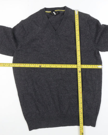 Mens UK Size M Banana Republic Grey Pullover Jumper
