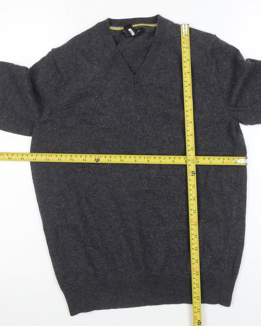 Mens UK Size M Banana Republic Grey Pullover Jumper