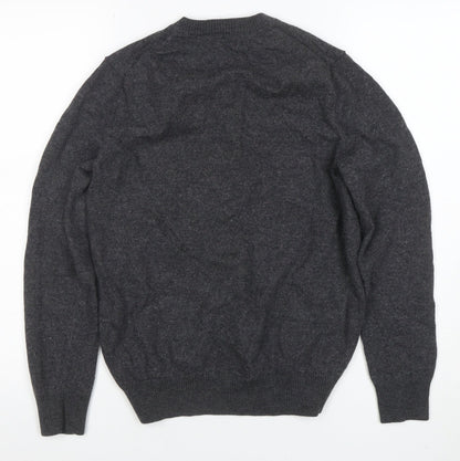 Mens UK Size M Banana Republic Grey Pullover Jumper