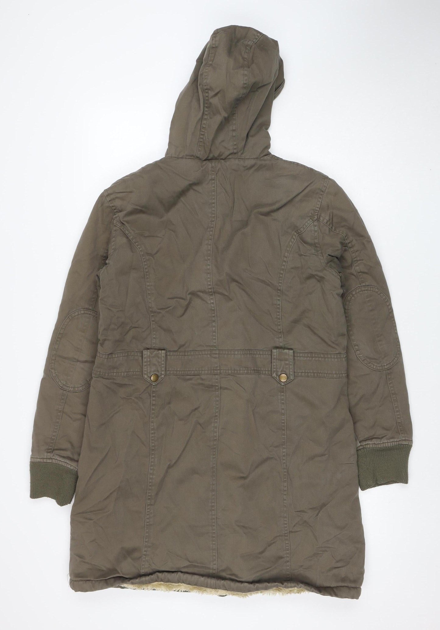 Womens UK Size 16 A|wear Brown Parka Coat