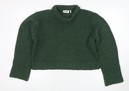 Womens UK Size M Weekday Green Pullover Jumper