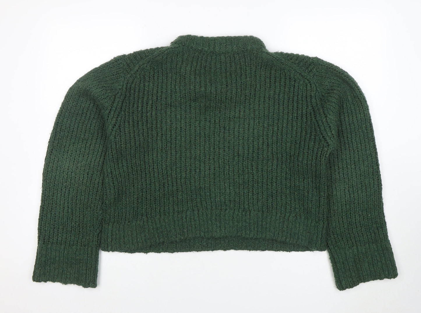 Womens UK Size M Weekday Green Pullover Jumper