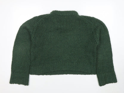 Womens UK Size M Weekday Green Pullover Jumper