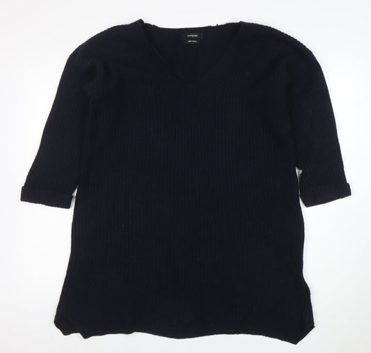 Womens UK Size 14 Marks and Spencer Black Pullover Jumper