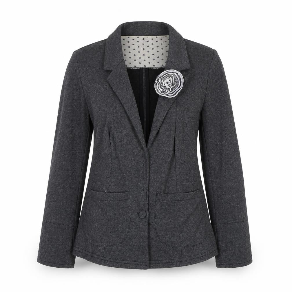 Womens UK Size 8 Denim Co Regular Grey Blazer