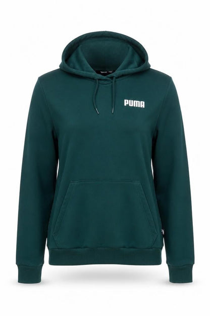 Womens UK Size M PUMA Green Pullover Hoodie