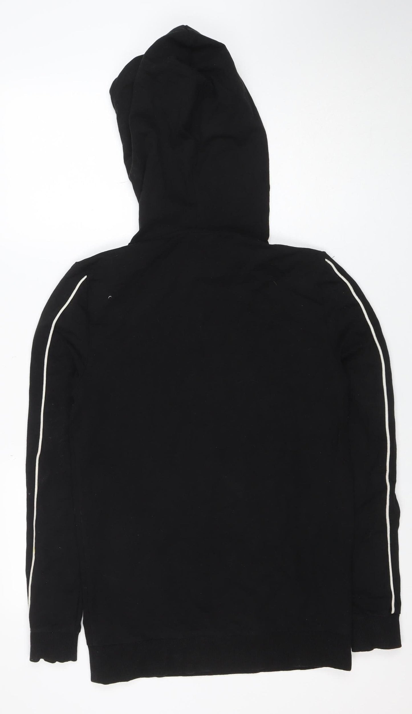 Mens UK Size S ASOS Black Pullover Hoodie