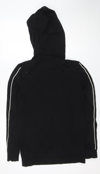 Mens UK Size S ASOS Black Pullover Hoodie