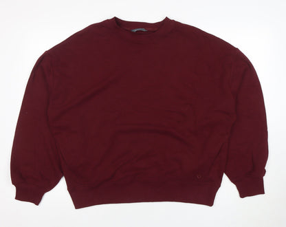 Womens UK Size 12 Marks and Spencer Red Pullover Sweatshirt