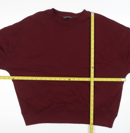 Womens UK Size 12 Marks and Spencer Red Pullover Sweatshirt