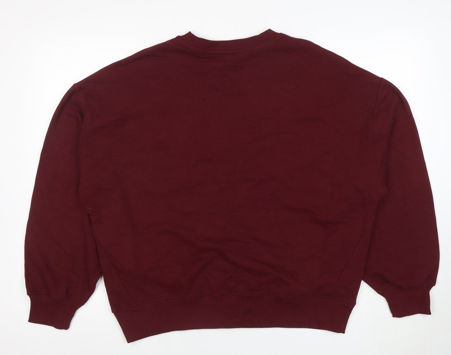 Womens UK Size 12 Marks and Spencer Red Pullover Sweatshirt