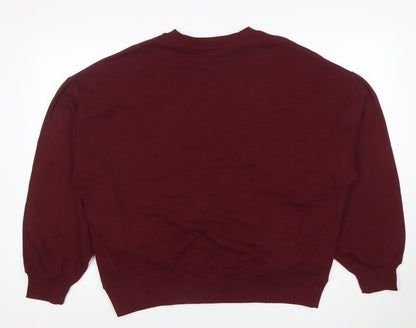 Womens UK Size 12 Marks and Spencer Red Pullover Sweatshirt